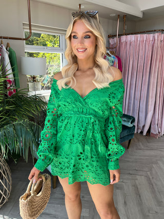 Elowen Dress Green