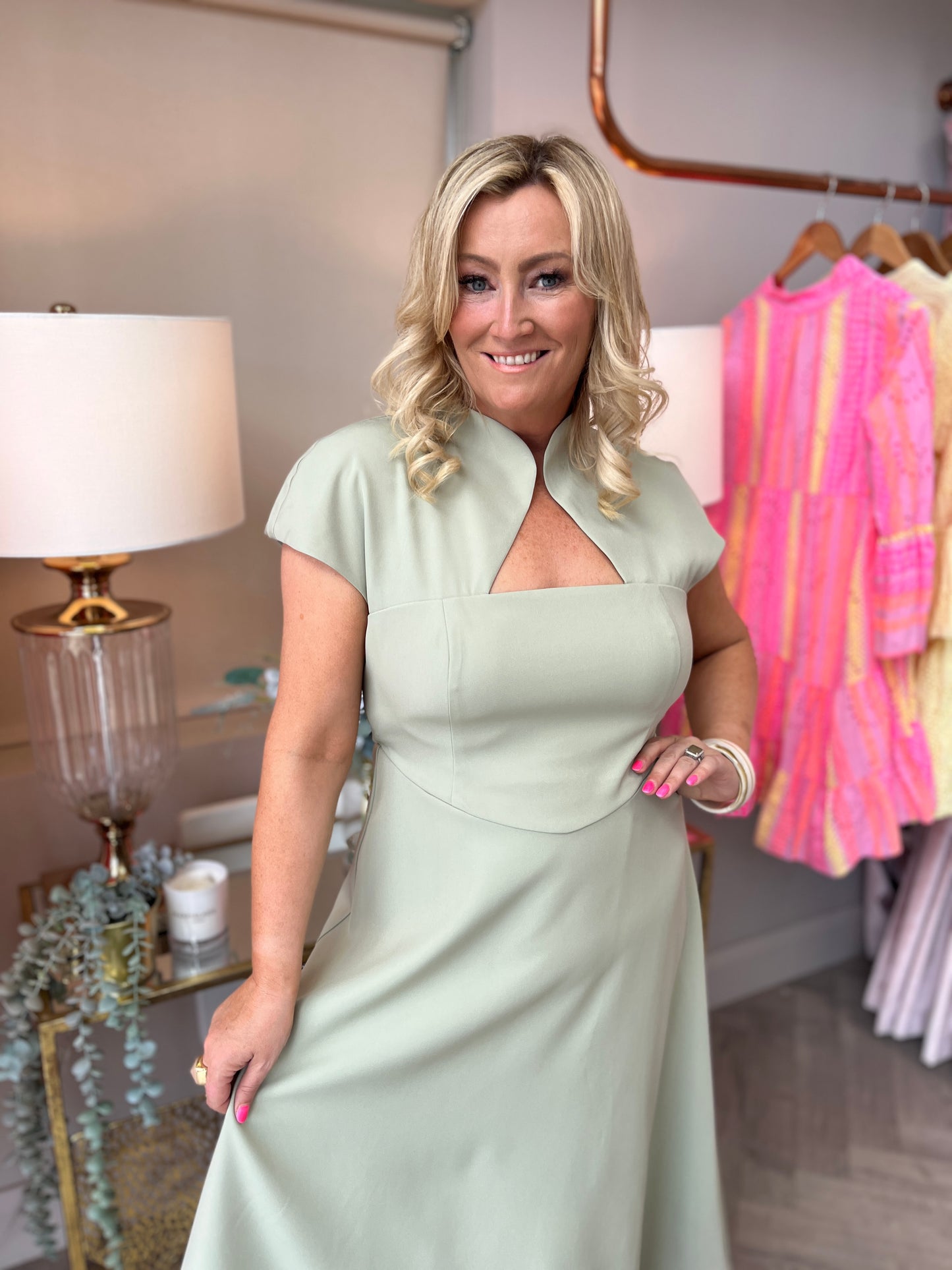 Amora Midi Dress Sage