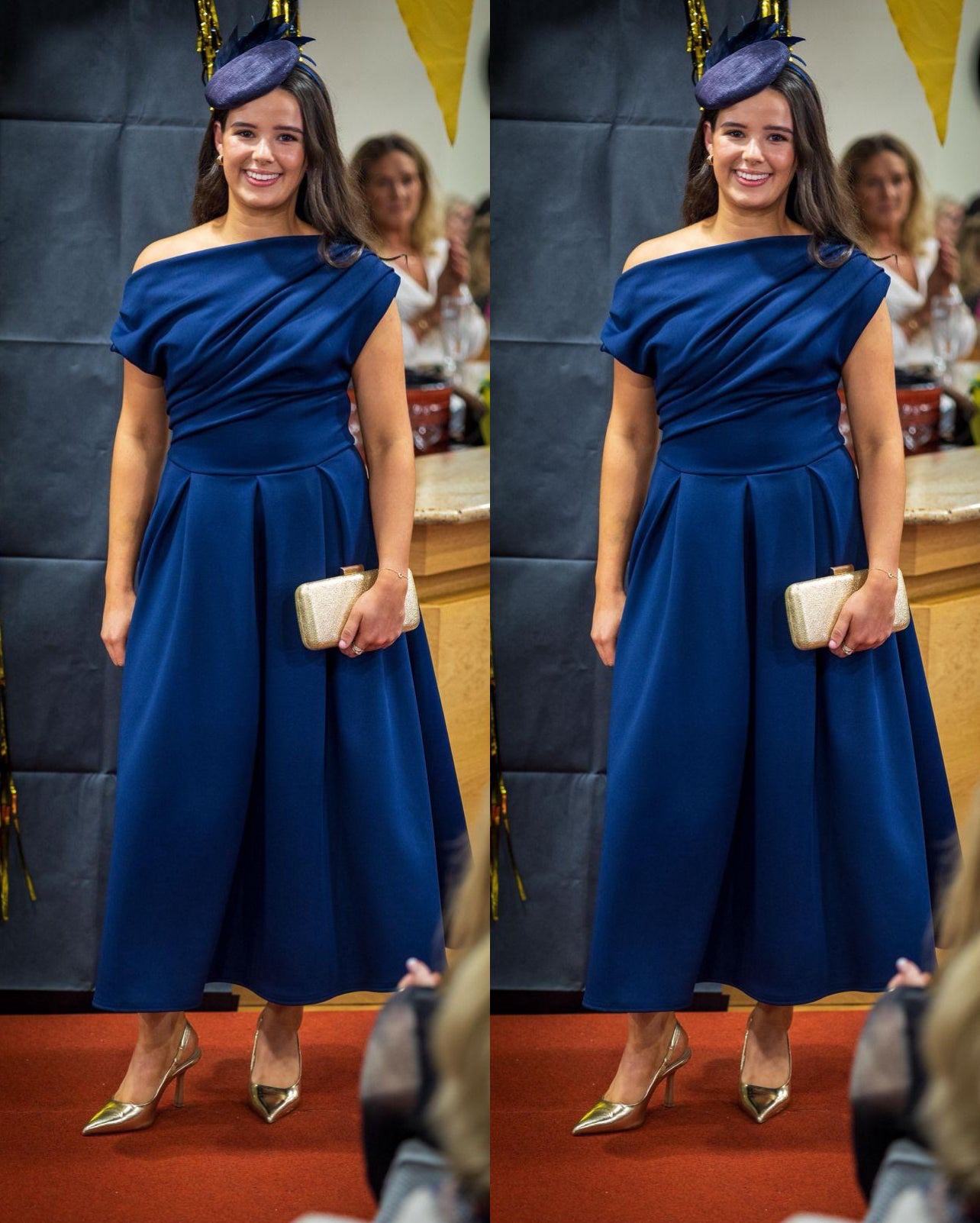 Betty Skater Dress Navy