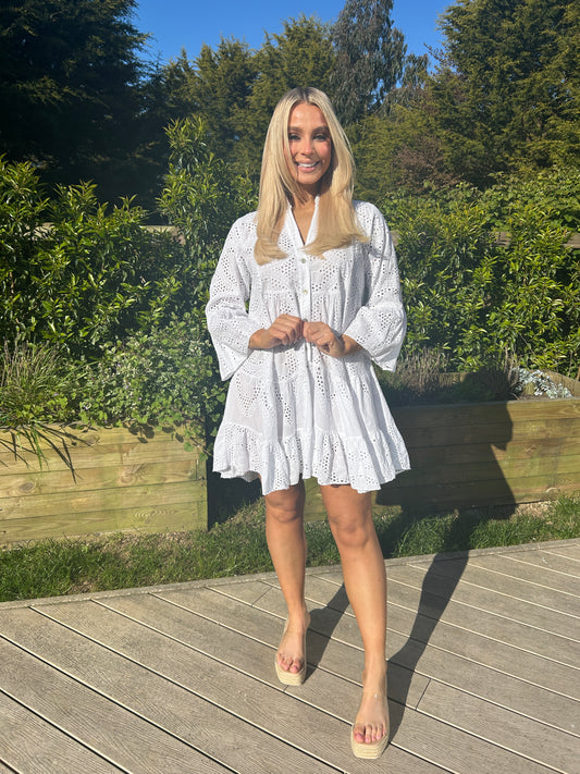 Penelope Dress white