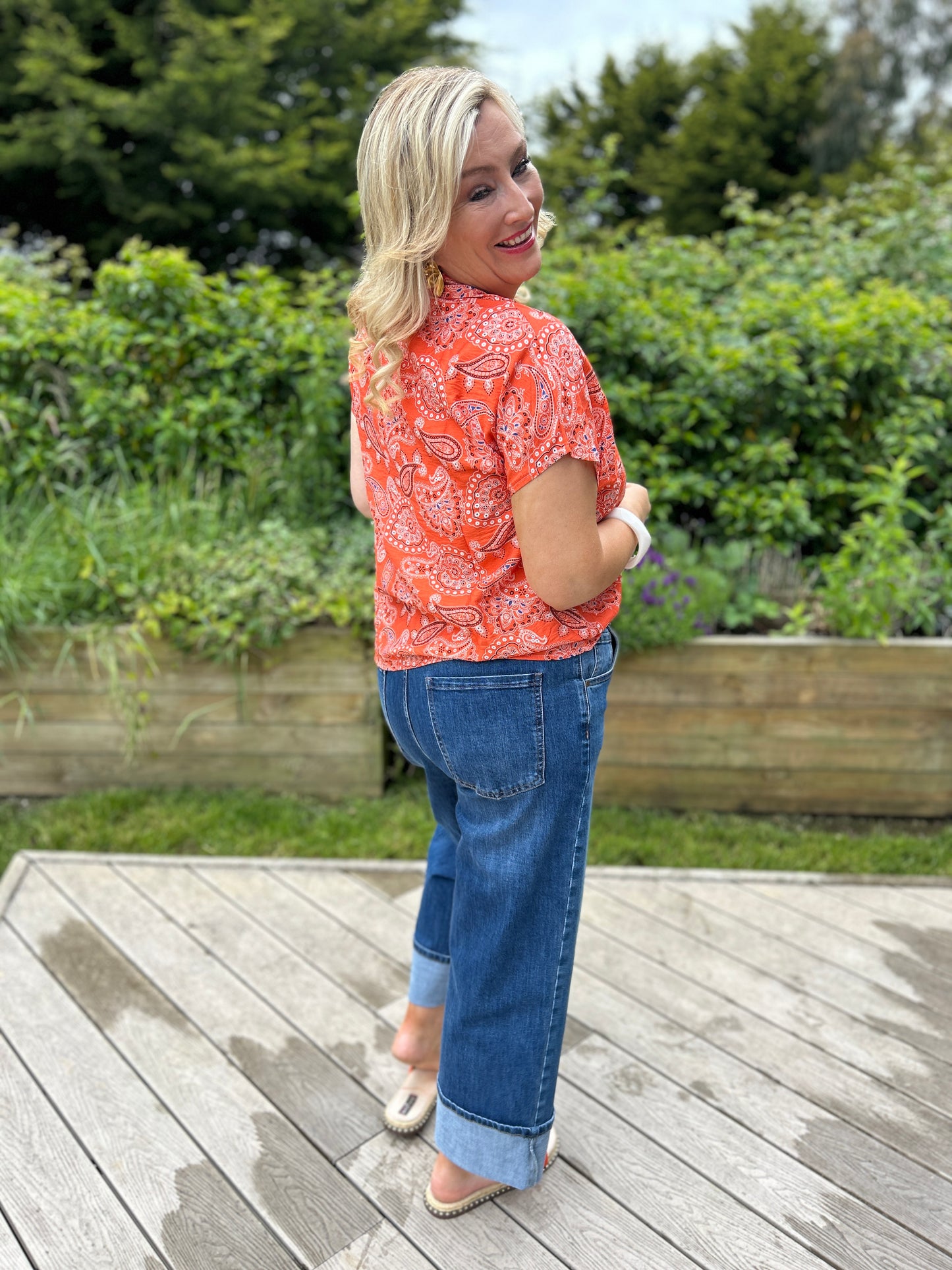 Ruthie Top Orange