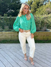 Zuri Blouse Green