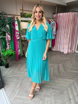 Janey Dress Turquoise