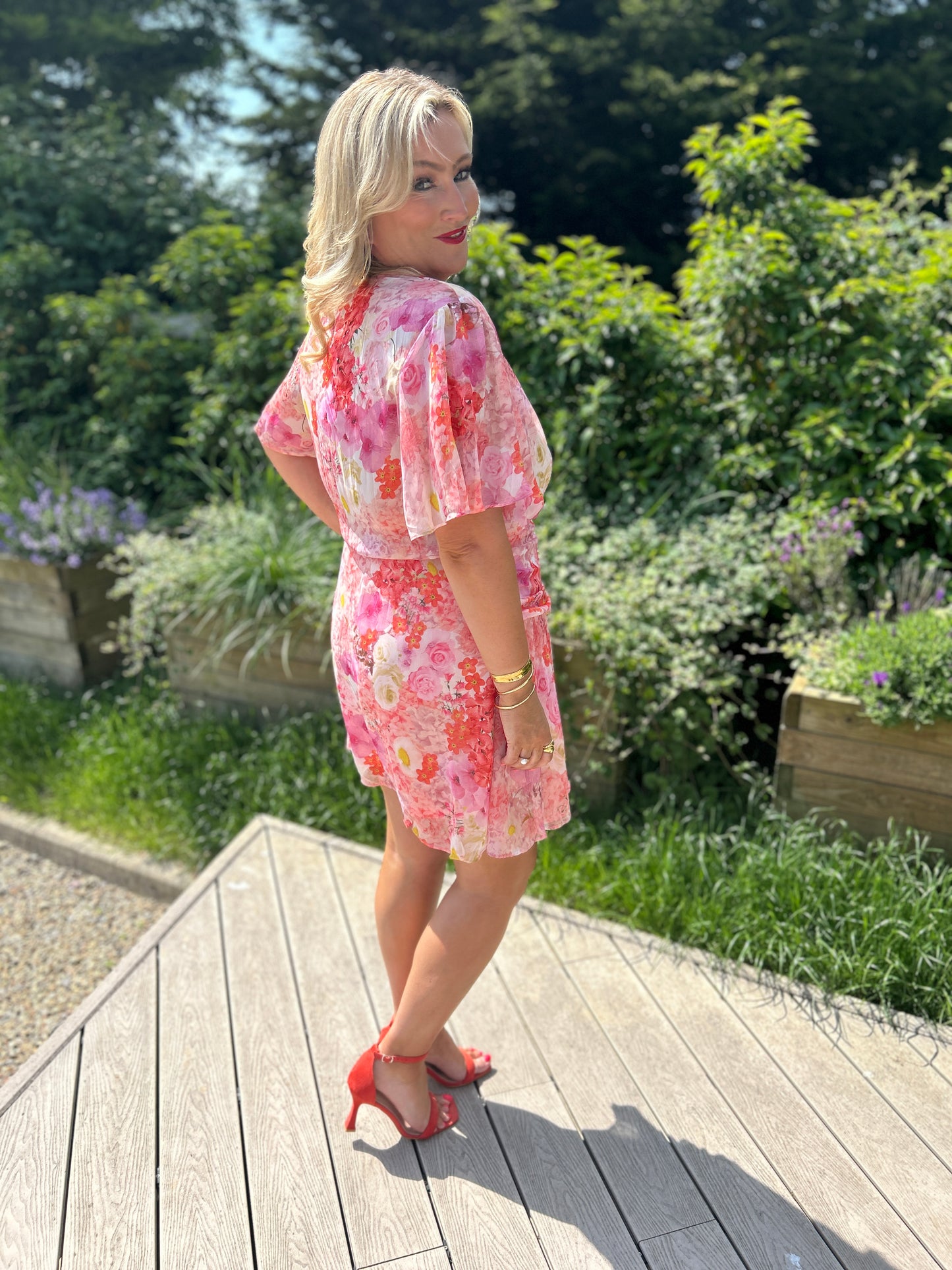 Caris Dress Pink