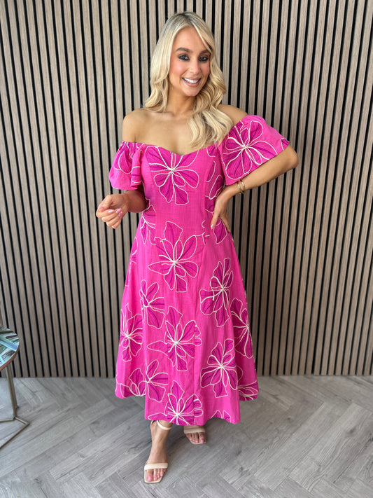 Orlaith Broiderie Maxi Dress