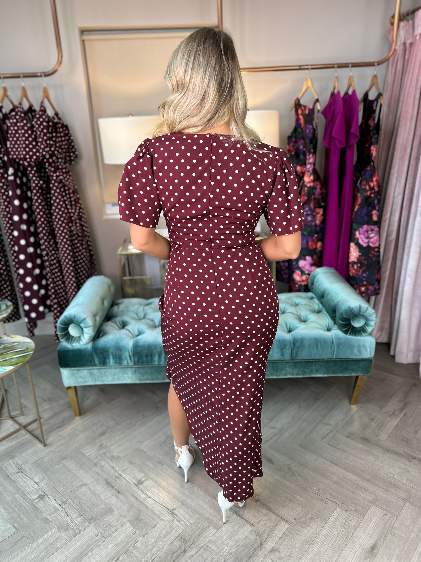 Drew Berry Spot Dress