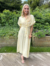 Meredith Polka Dot Dress Yellow