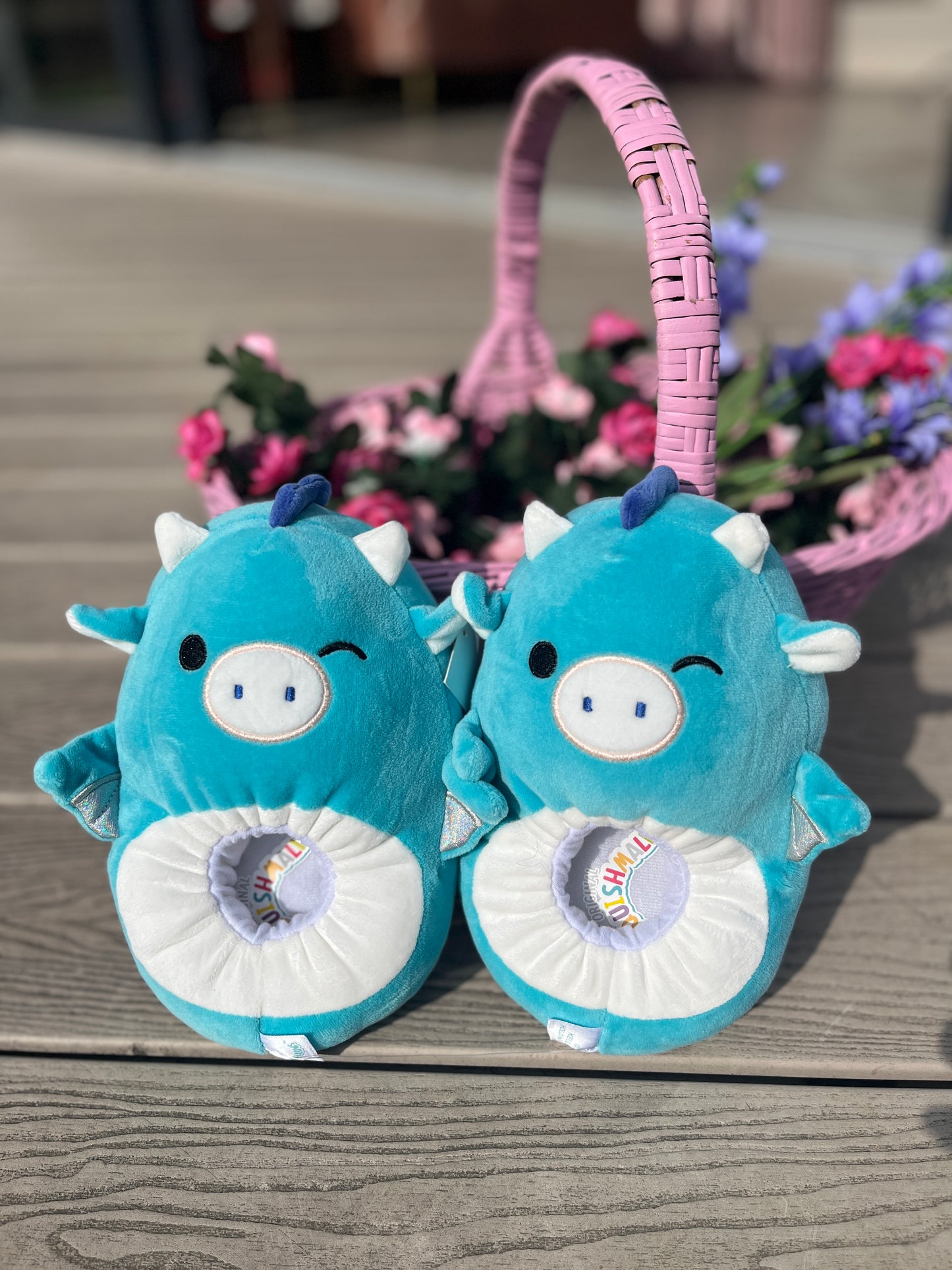 Squishmallow Tatiana Dragon Slippers