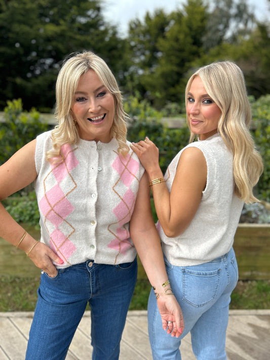 Juniper Cream Sleeveless Cardi