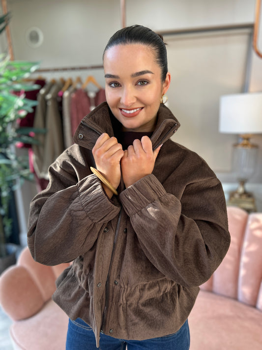 Amy Jacket Brown