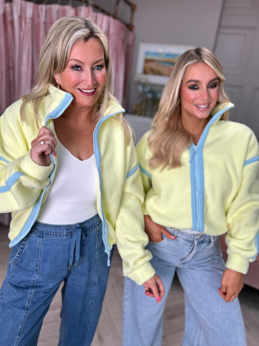 Lulu Fleece Lemon