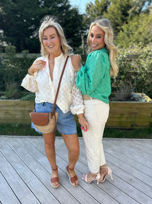 Zuri Blouse Green
