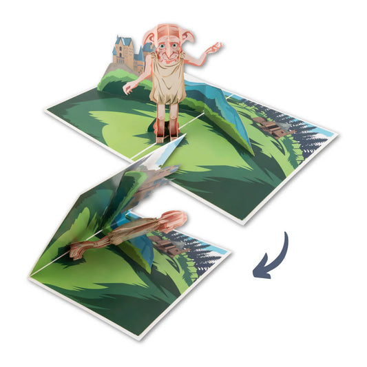Dobby Pop-up Card