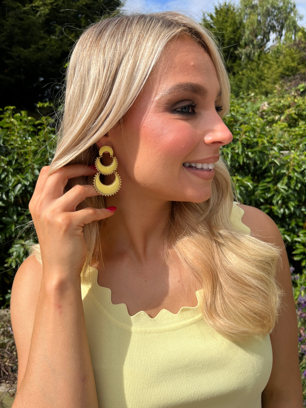 Luna Earring Yellow
