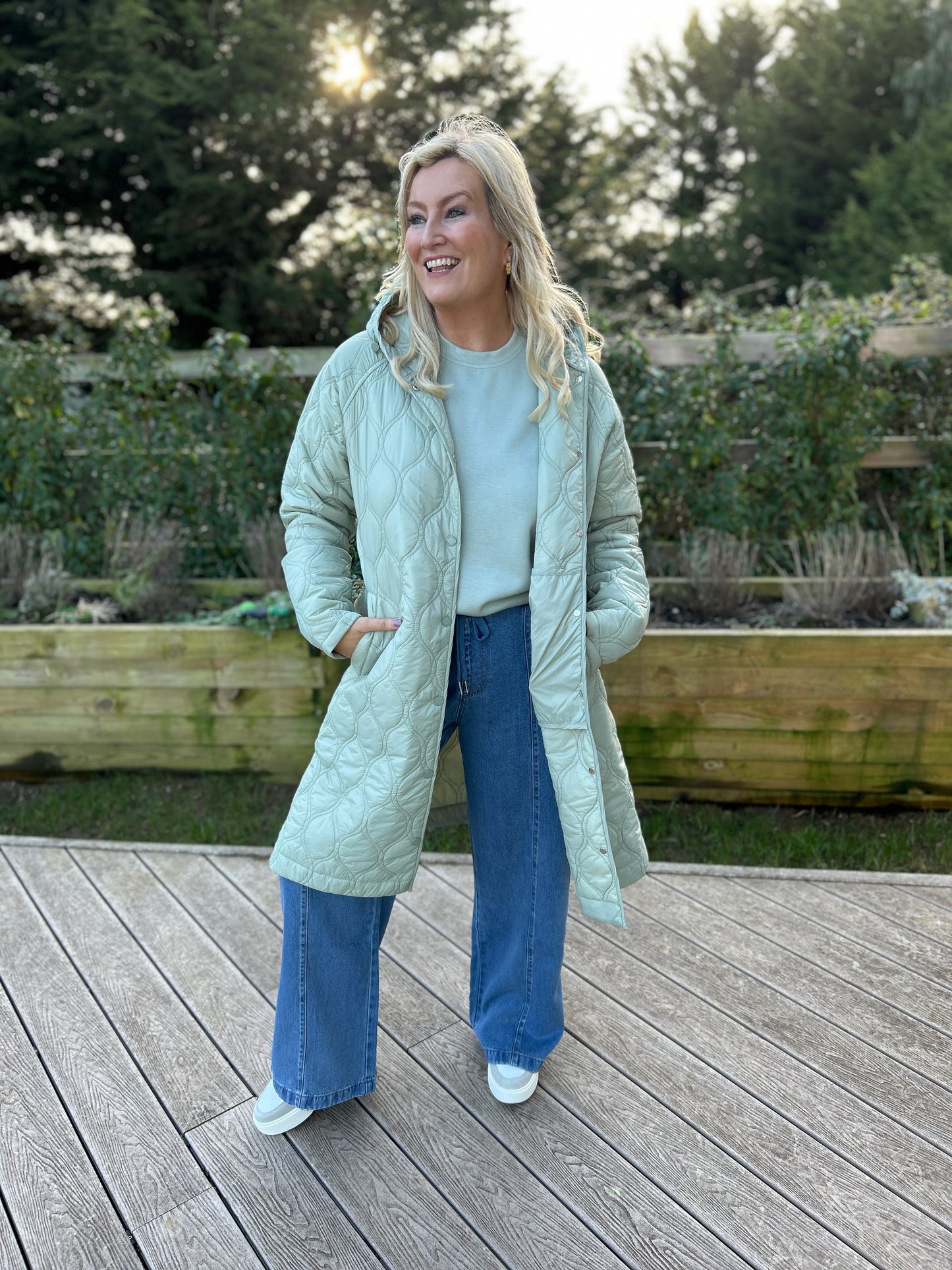 Sabrina Coat Stone