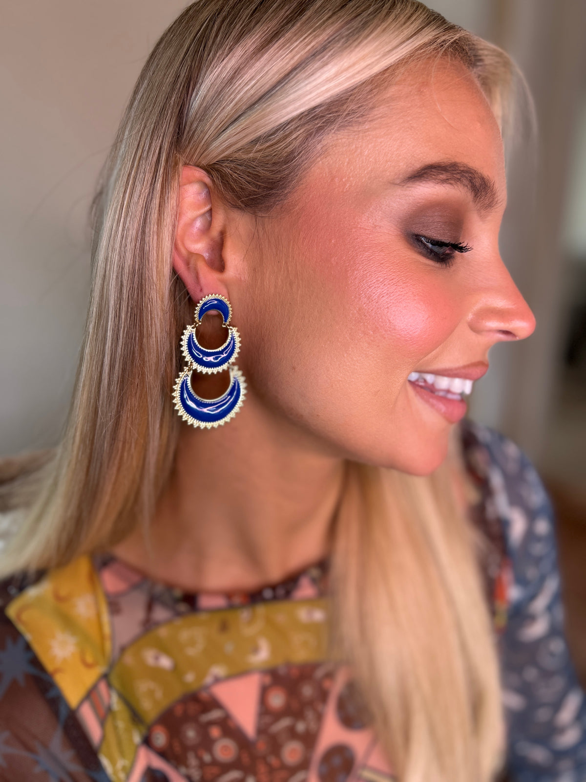 Luna Earring Blue