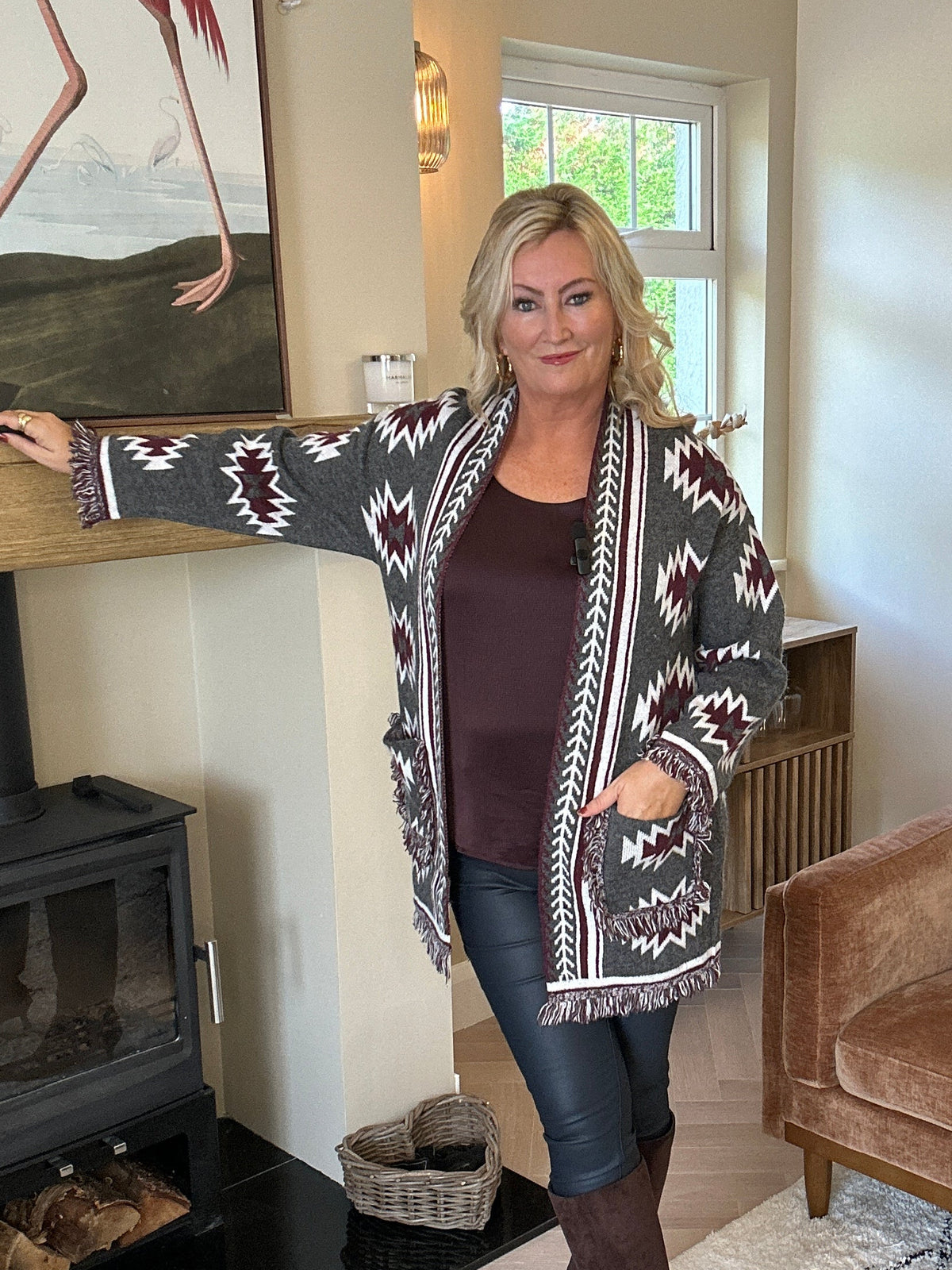 Harley Grey Cardigan