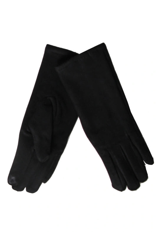 Black Suede Gloves