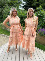Elsa Dress Apricot