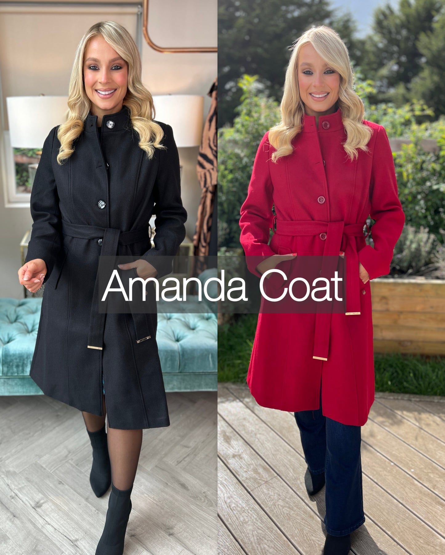 Amanda Coat Black