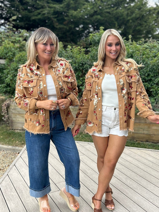 Jewel Jacket Camel