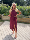 Franceene Dress Bordeaux