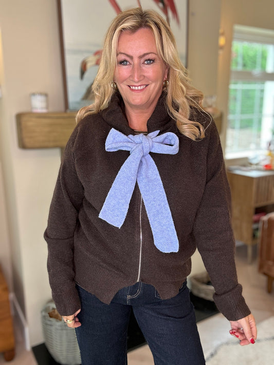 Alba Hoody Brown - Image 1