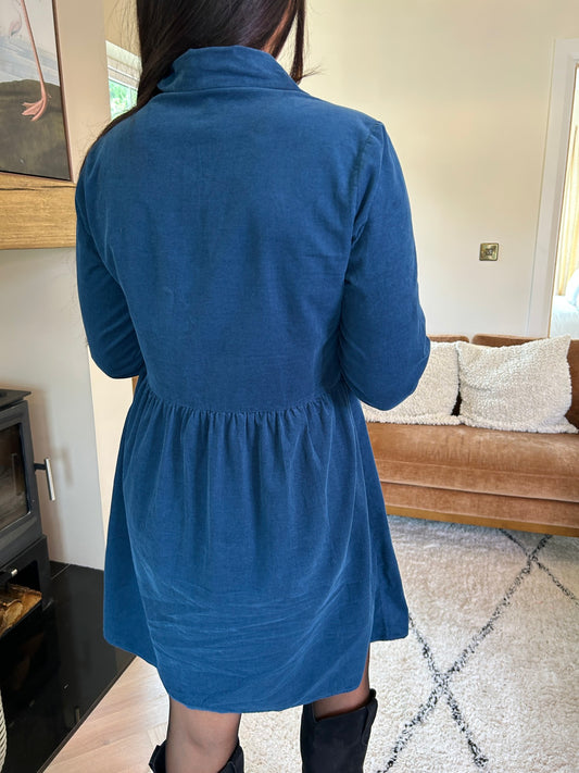 Saskia Dress Peacock - Image 1