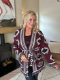 Harley Bordeaux Cardigan - Image unknown