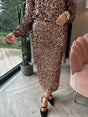 Sandrine Bronze Sequin Skirt - Image unknown