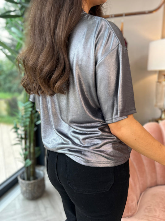 Lola Metallic Top - Image 1