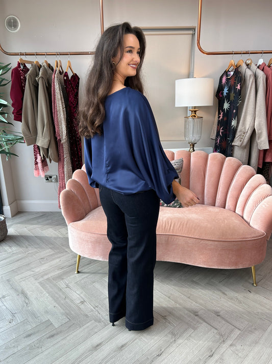 Eliana Navy Top - Image 1