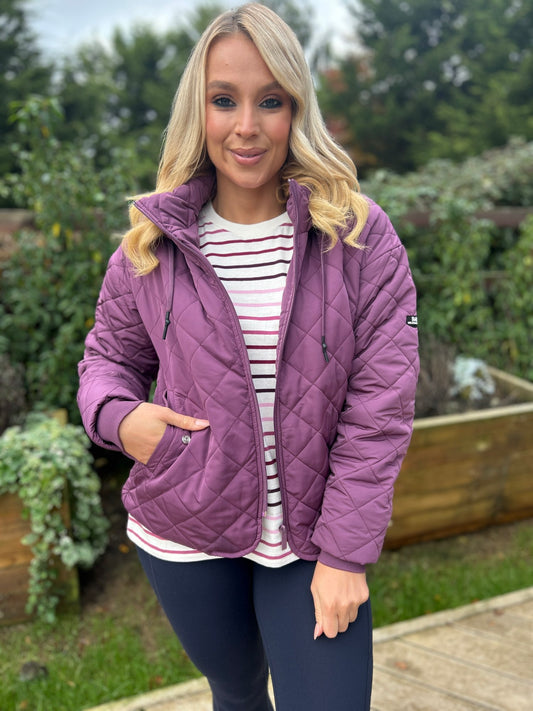 Fia Jacket Plum - Image 1