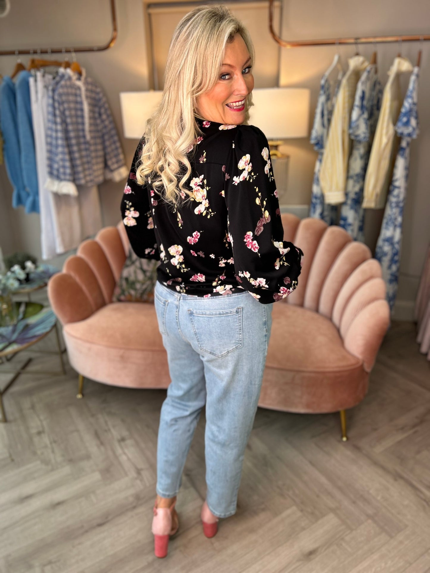 Celine Floral Blouse - Image 9