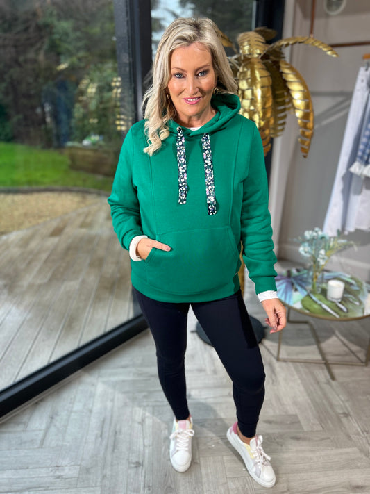 Greta Hoody Green - Image 1