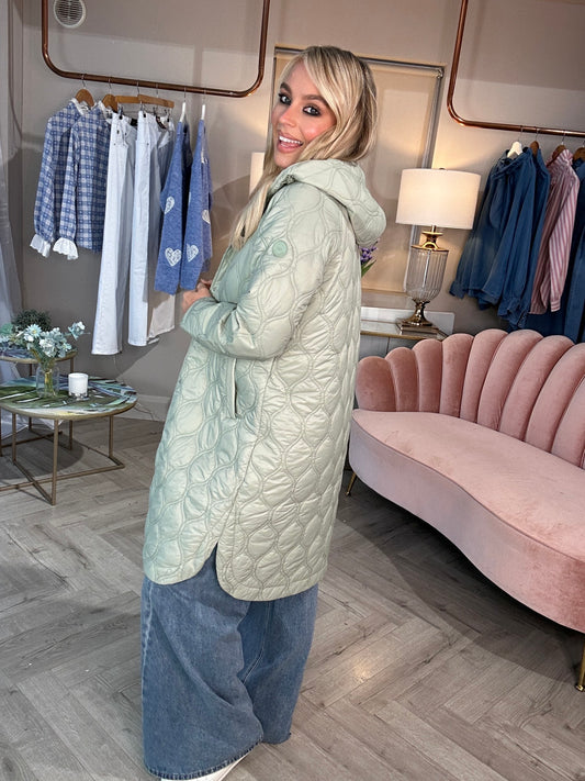 Sabrina Coat Sage - Image 1