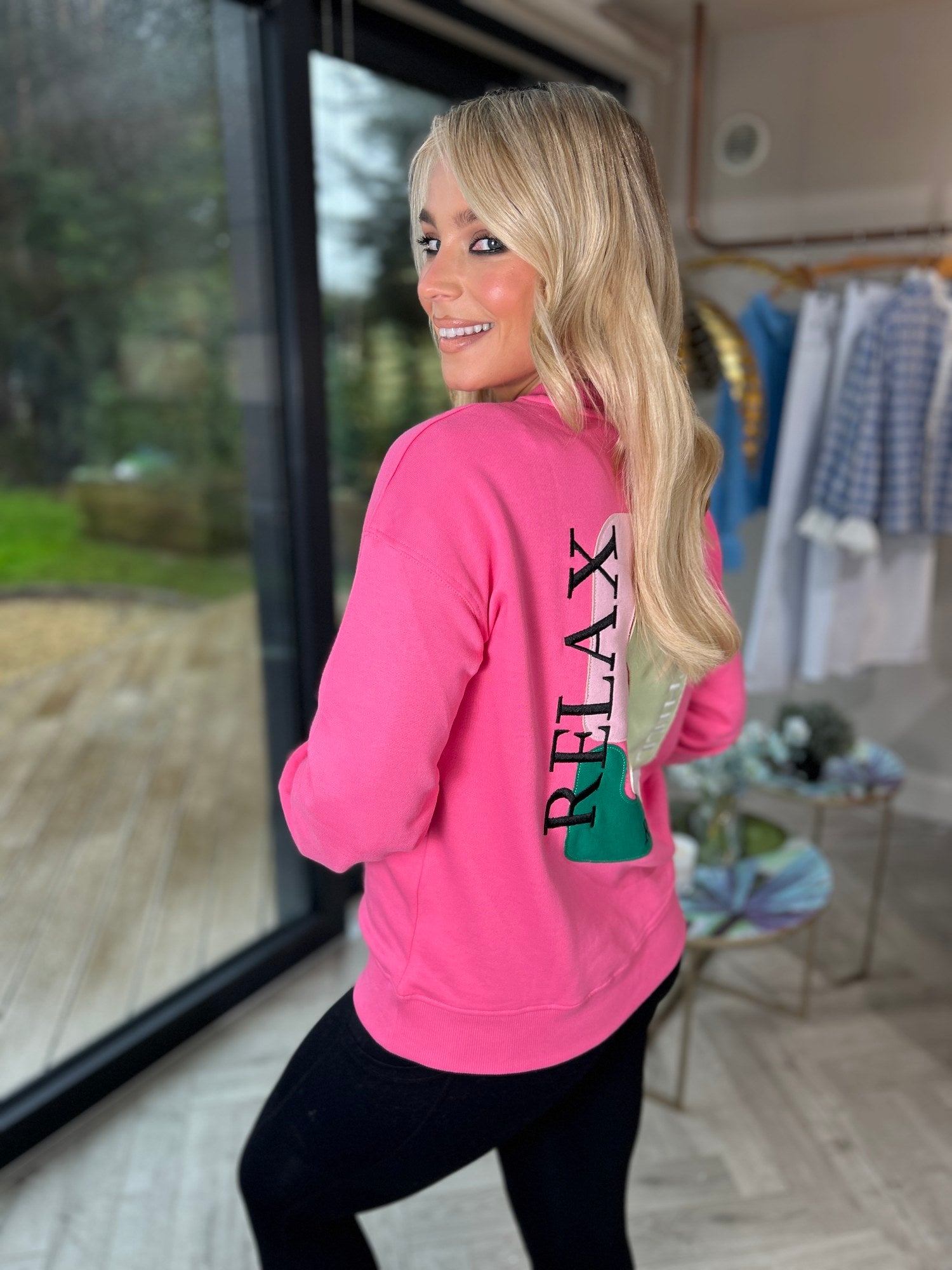 Gianna Sweater Pink – Ruby Rouge Boutique