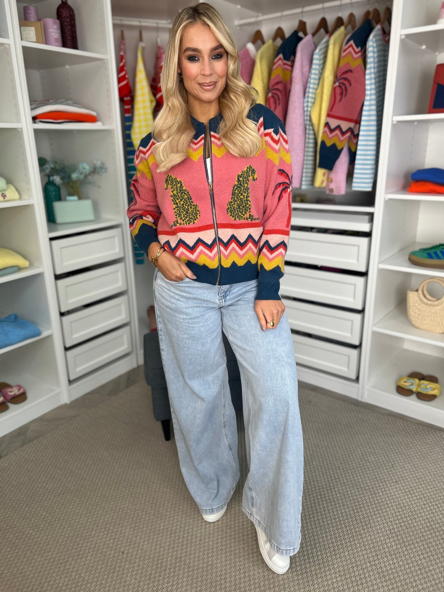 Solana Knitted Bomber