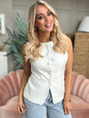 Melody Waistcoat Off White - Image unknown