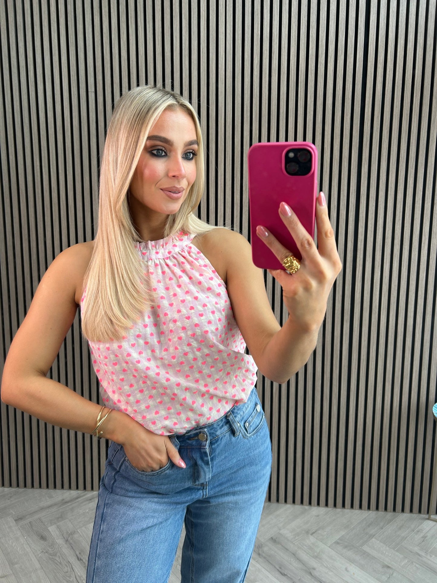 Juliet Heart Print Top - Image 13