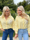 Ivy Stripe Shirt Lemon - Image unknown