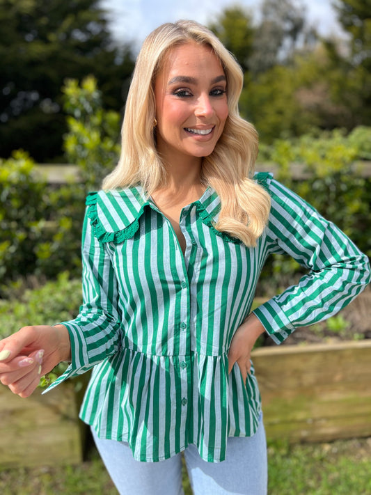 Pia Green shirt - Image 1