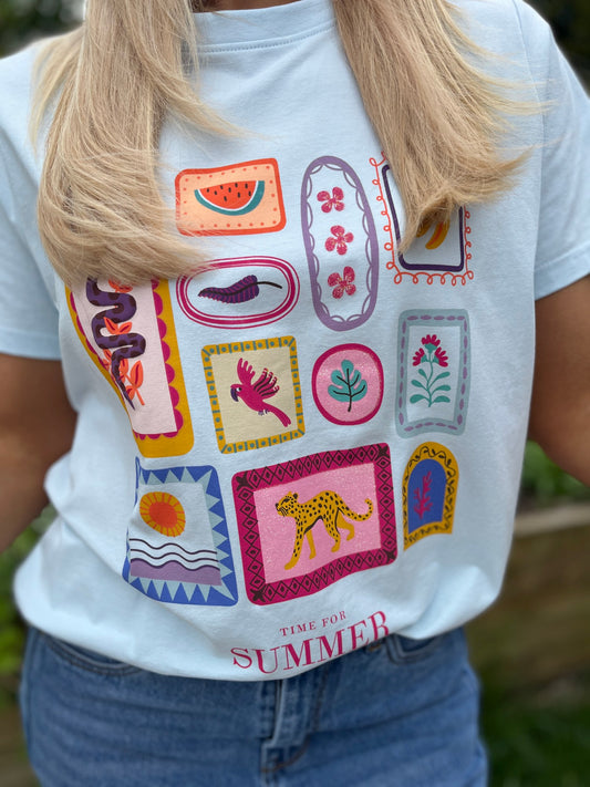 Lettie T Shirt Blue - Image 1