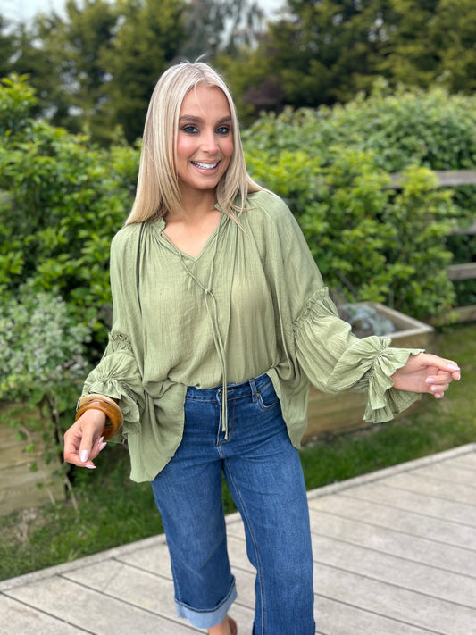 Molly Blouse Khaki