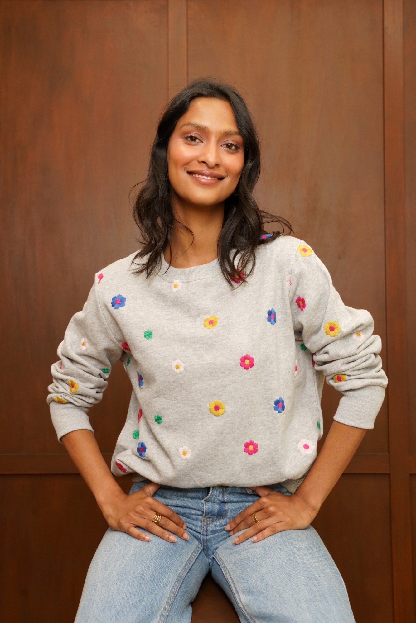 Quinn Sweatshirt Grey - Image 5