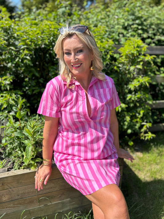 Milly Stripe Dress - Image 1