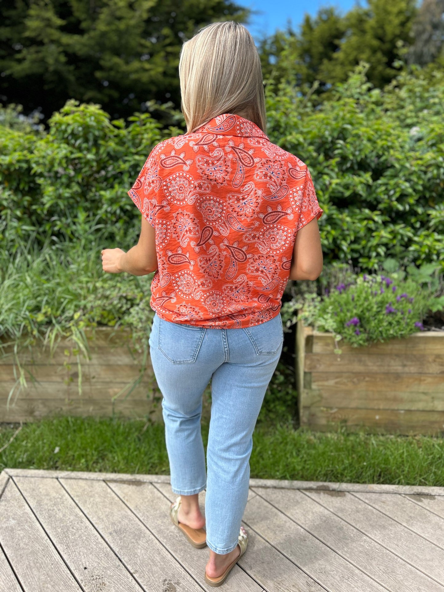 Ruthie Top Orange - Image 5