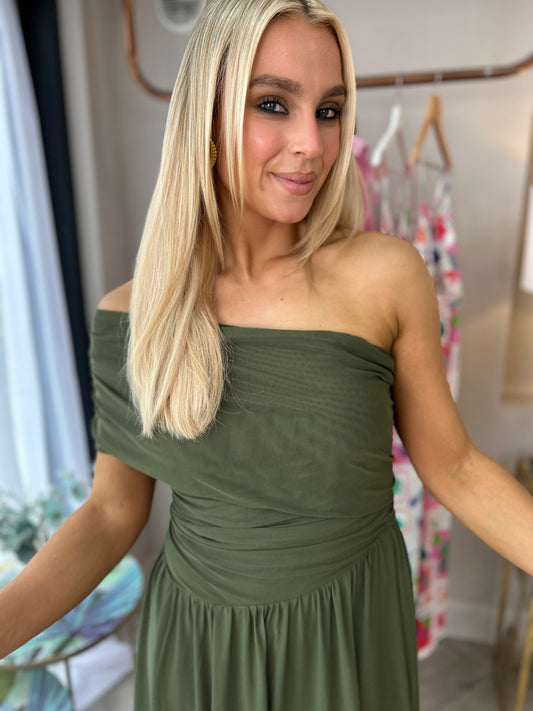 Inez dress Green - Image 1