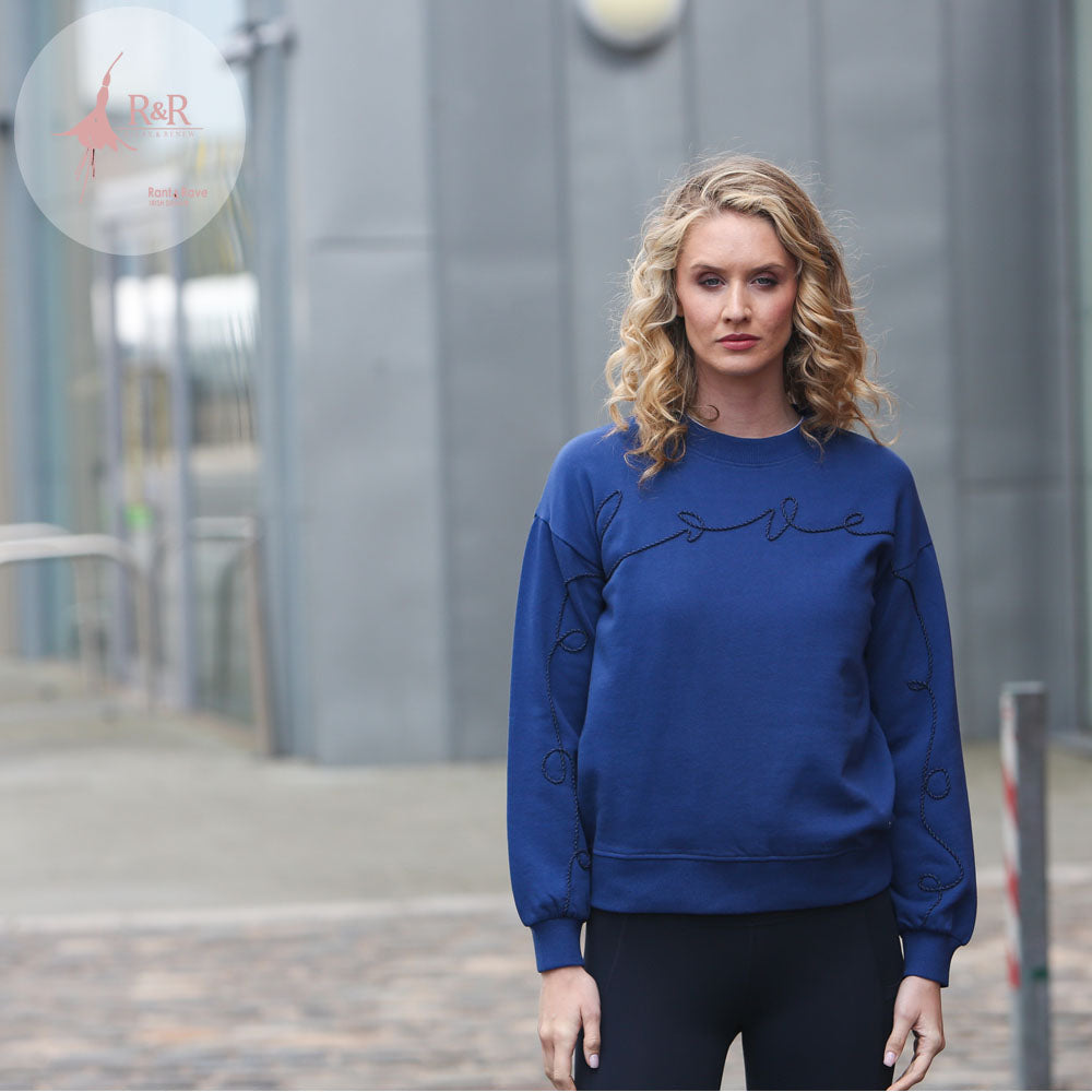 Abbie Sweater Blue - Image 5