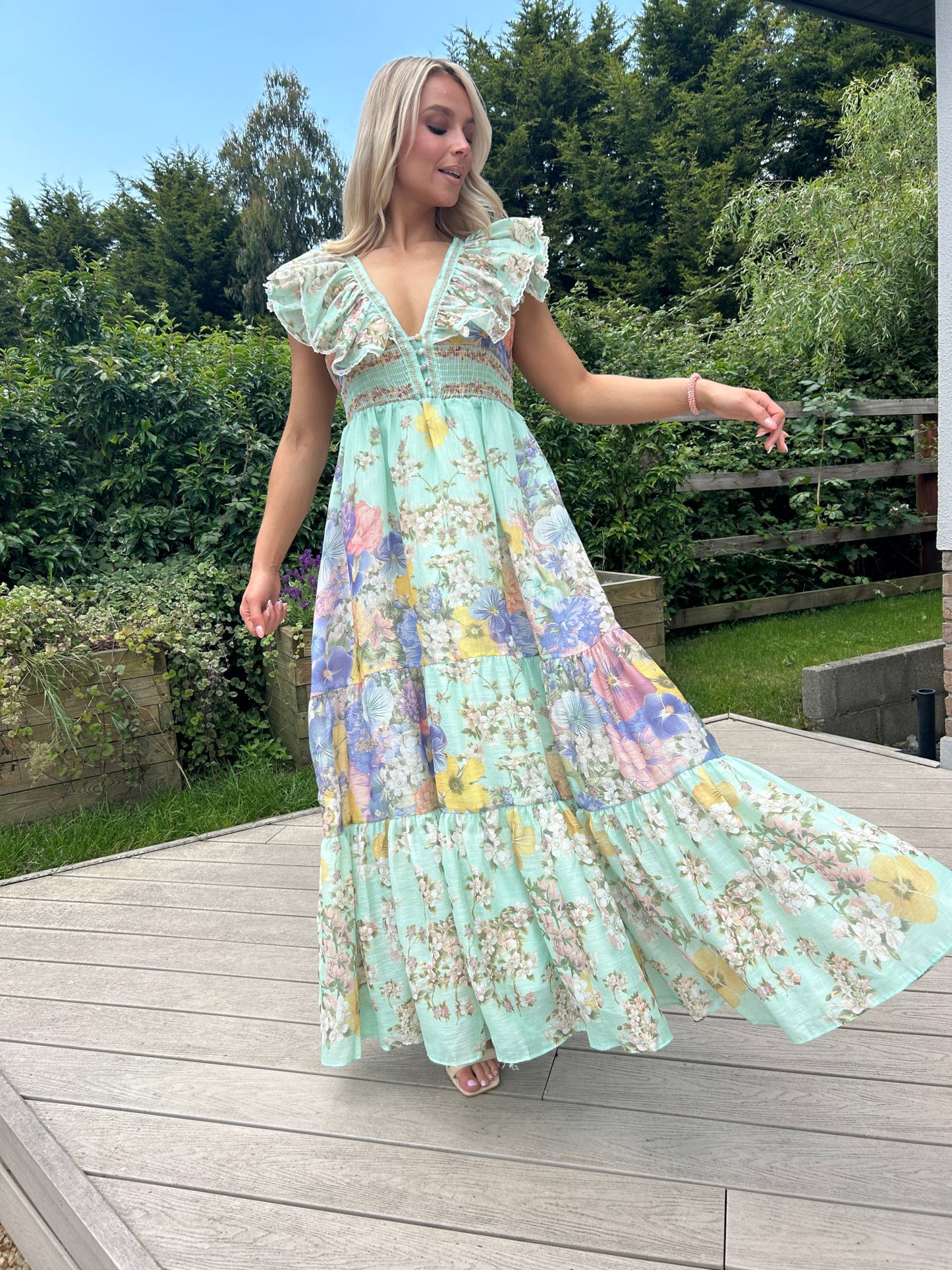 Eden Dress Green - Image unknown